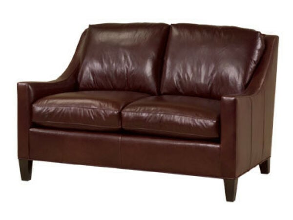 Ludlow Leather Loveseat Loveseats Customizable