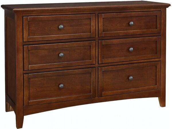 Bonanza Cherry 6-Drawer Studio Dresser Dressers Vaughan Bassett