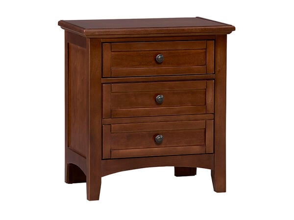 Bonanza 2-Drawer Nightstand Cherry Nightstands Made In USA 12