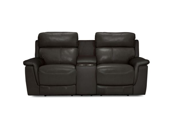 Granada Power Console Loveseat Reclinerw/ Power Headrest Loveseats Customizable
