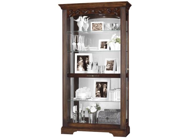 Hartland Curio Cabinet Dining Storage Howard Miller