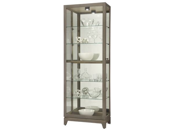 Luke VI Curio Cabinet Dining Storage Howard Miller