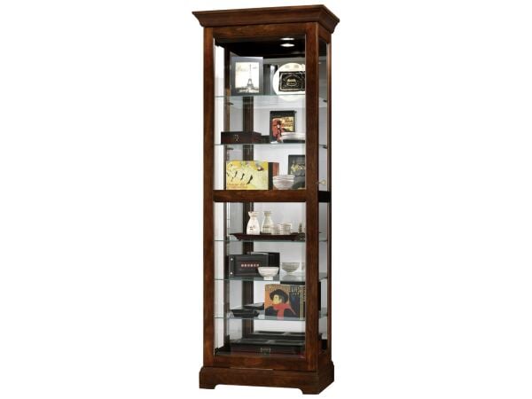 Martindale Curio Cabinet Dining Storage Howard Miller