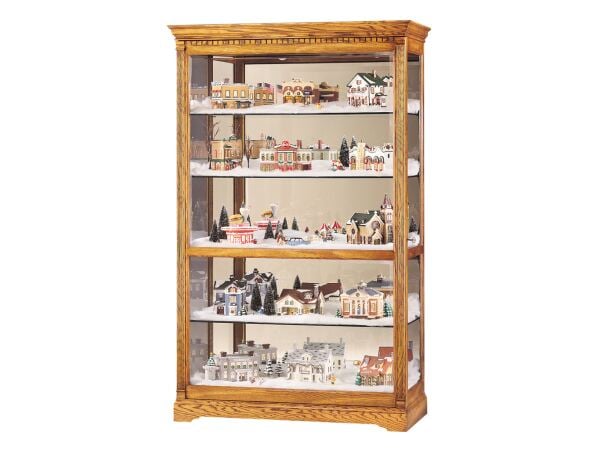 Parkview Curio Cabinet Dining Storage Howard Miller