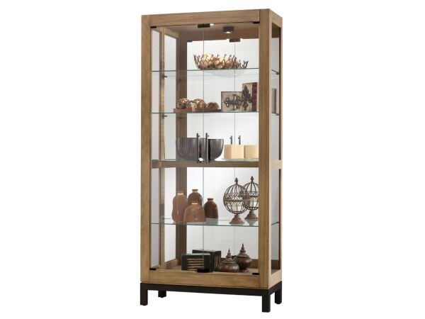 Quinn Curio Cabinet Dining Storage Howard Miller