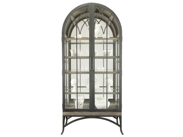 Ramona Curio Cabinet Dining Storage Howard Miller