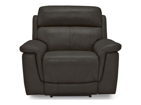 POWER LEATHER RECLINER W/ POWER HEADRESTS AND USB PORTS Recliners Customizable