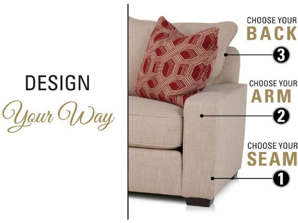 Smith Brothers Build Your Own 8000 Series Customizable Chair - Image 2