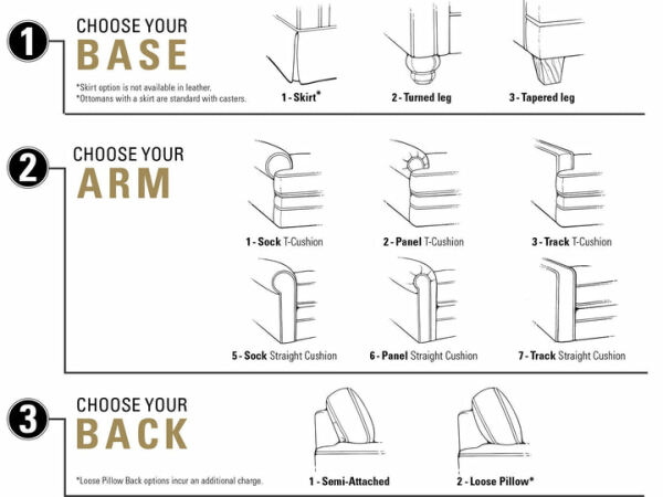 Smith Brothers Build Your Own 9000 Series Customizable Chair - Image 3