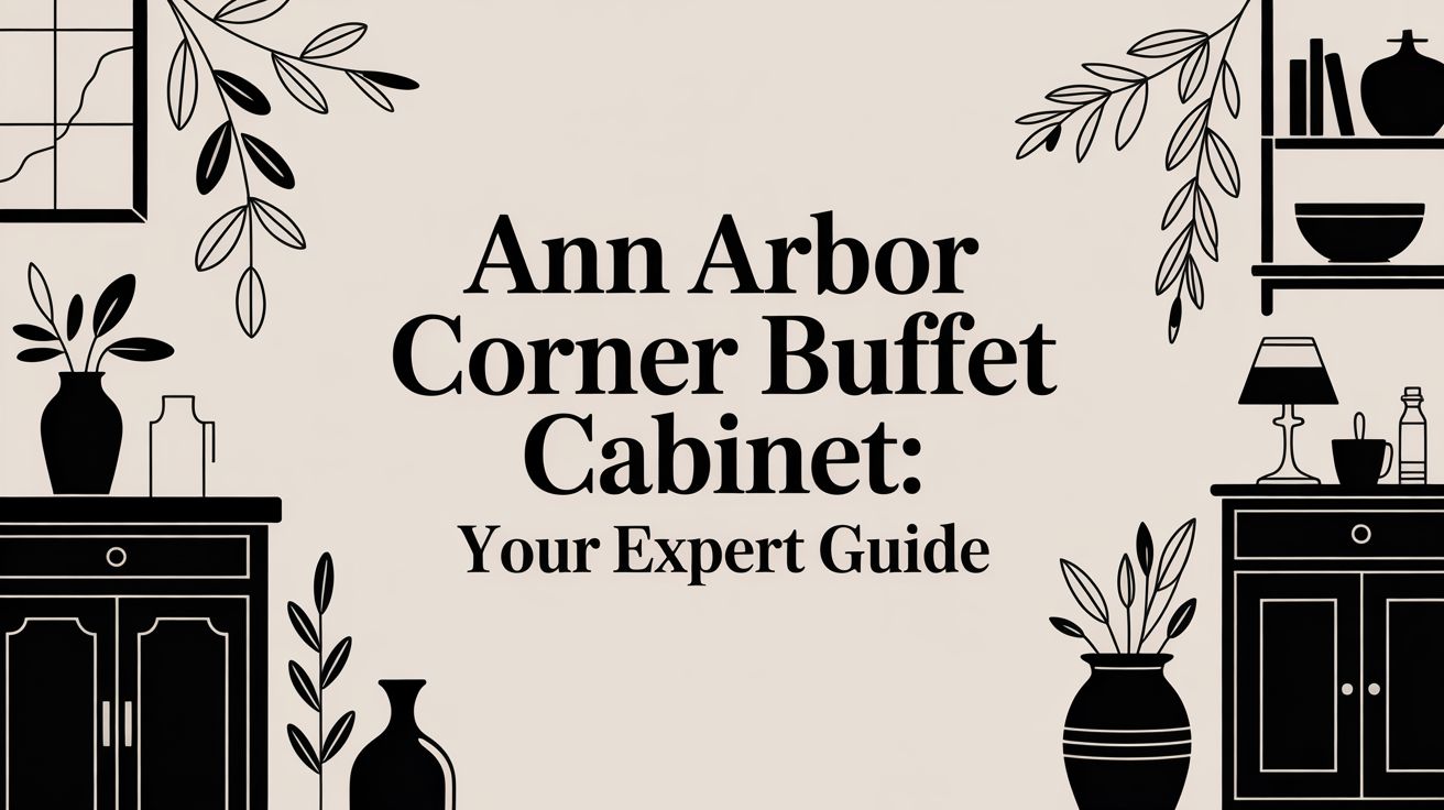 Corner Buffet Cabinet Furniture Guide