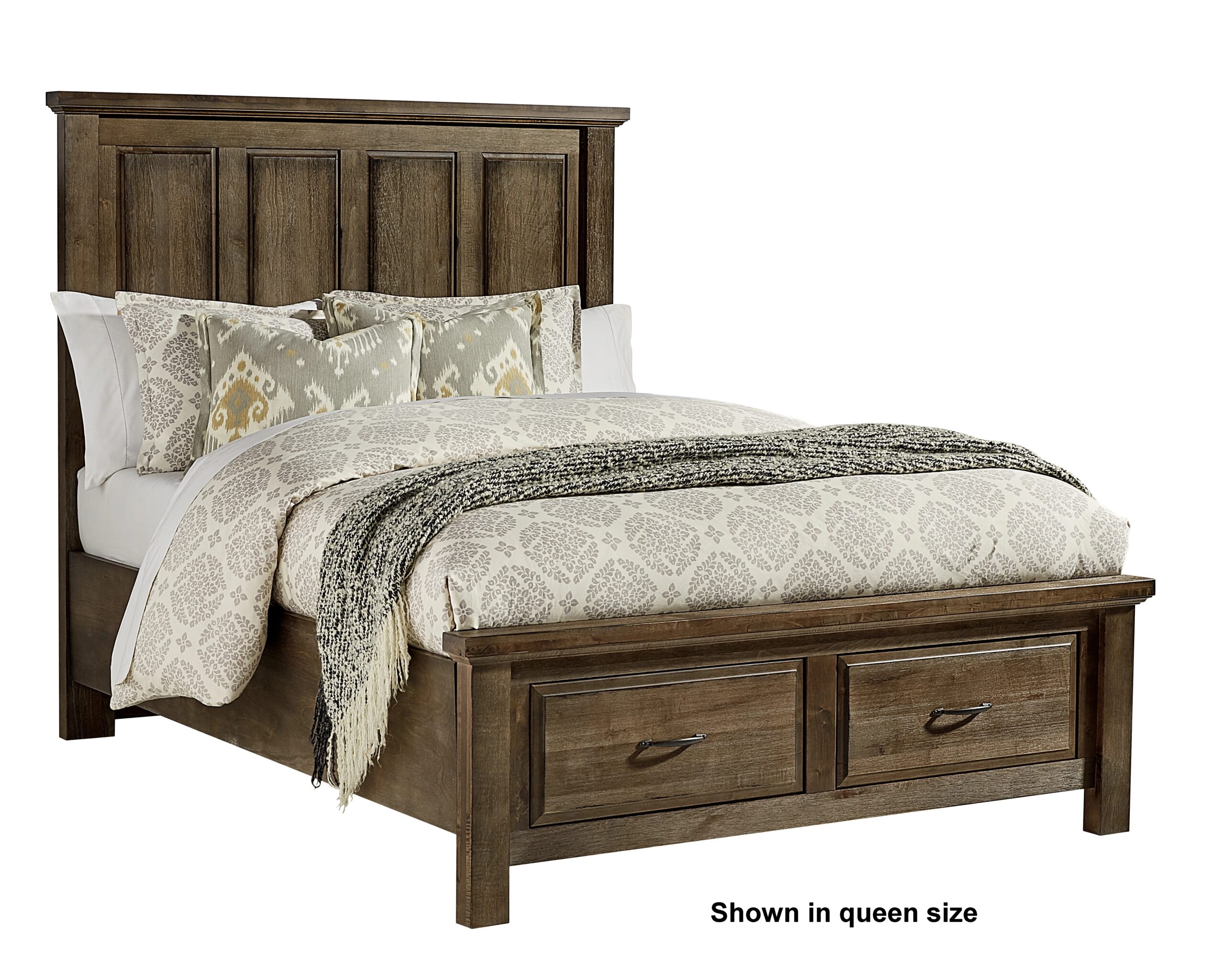 Maple Road Mansion Bed With Storage Footboard - 117-669/066B/502/666T