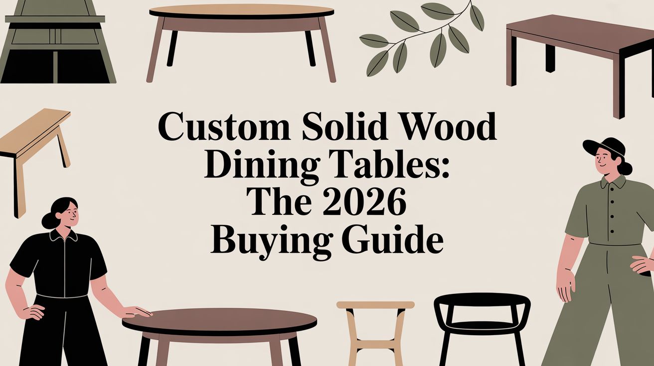 Custom Solid Wood Dining Tables Furniture Guide