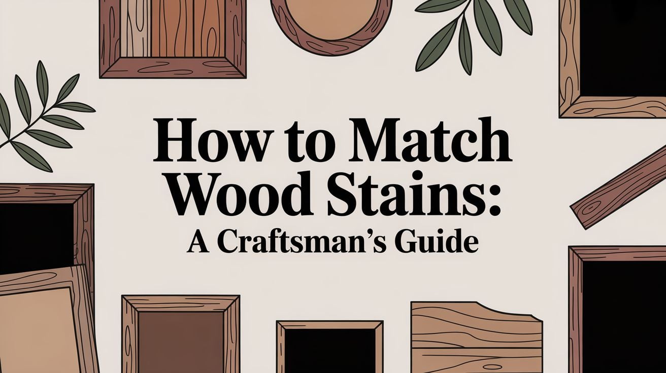 How To Match Wood Stains Wood Frames