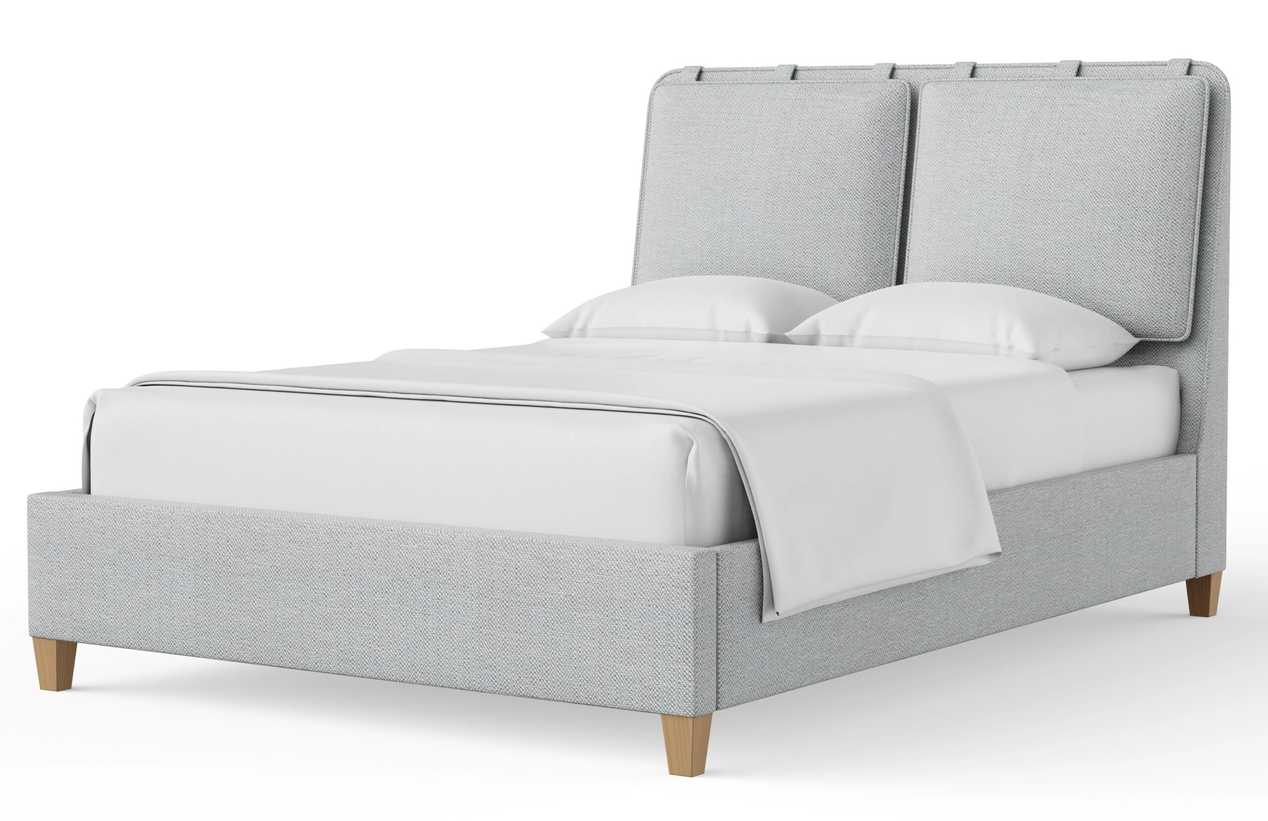 5dfb7eef00c5170ca84fd6c7da8fdbb9 King Uph Bed-Blue Mist - Image 1