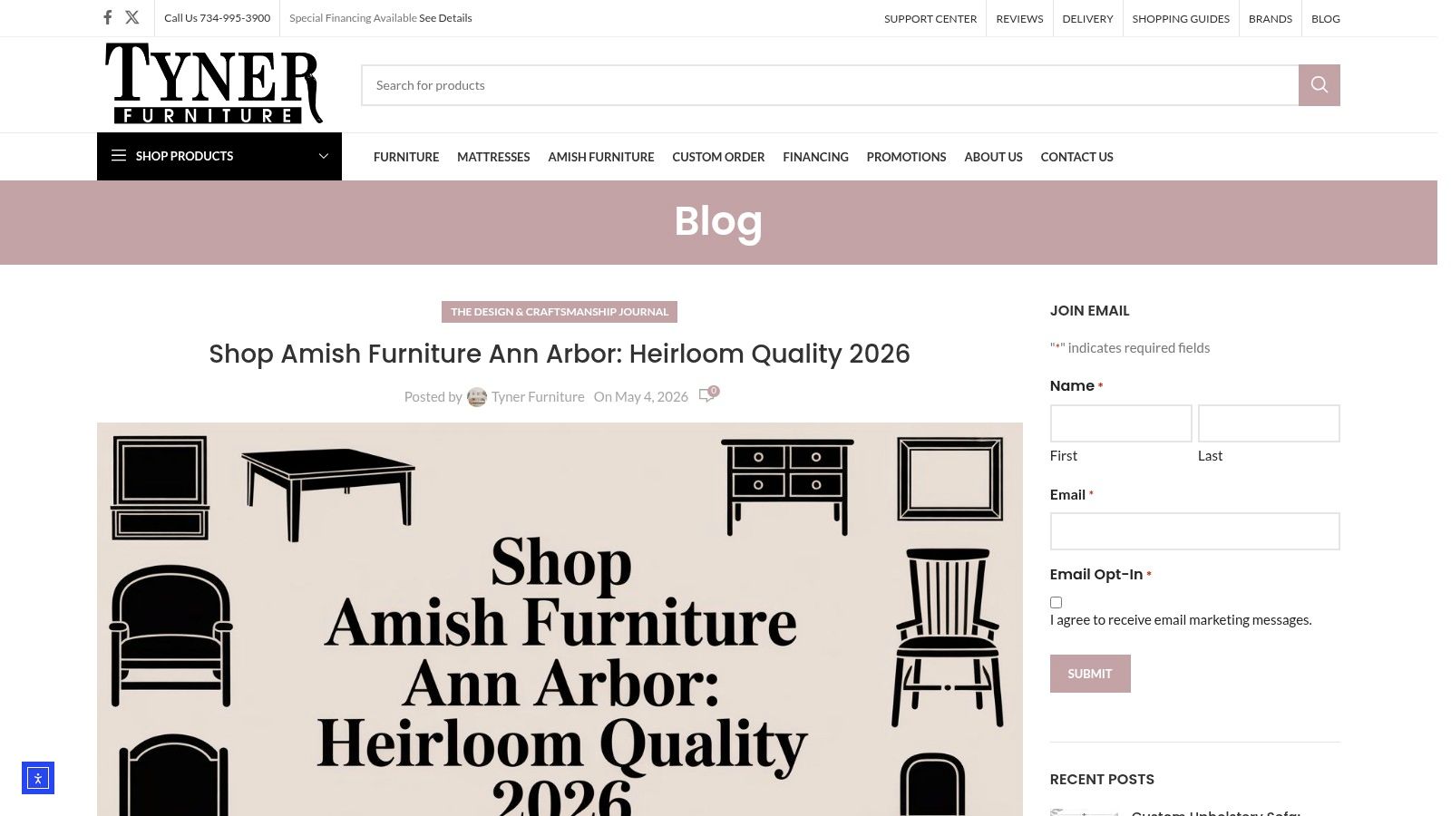 Screenshot from https://tynerfurniture.com/our-brands/amish-furniture/
