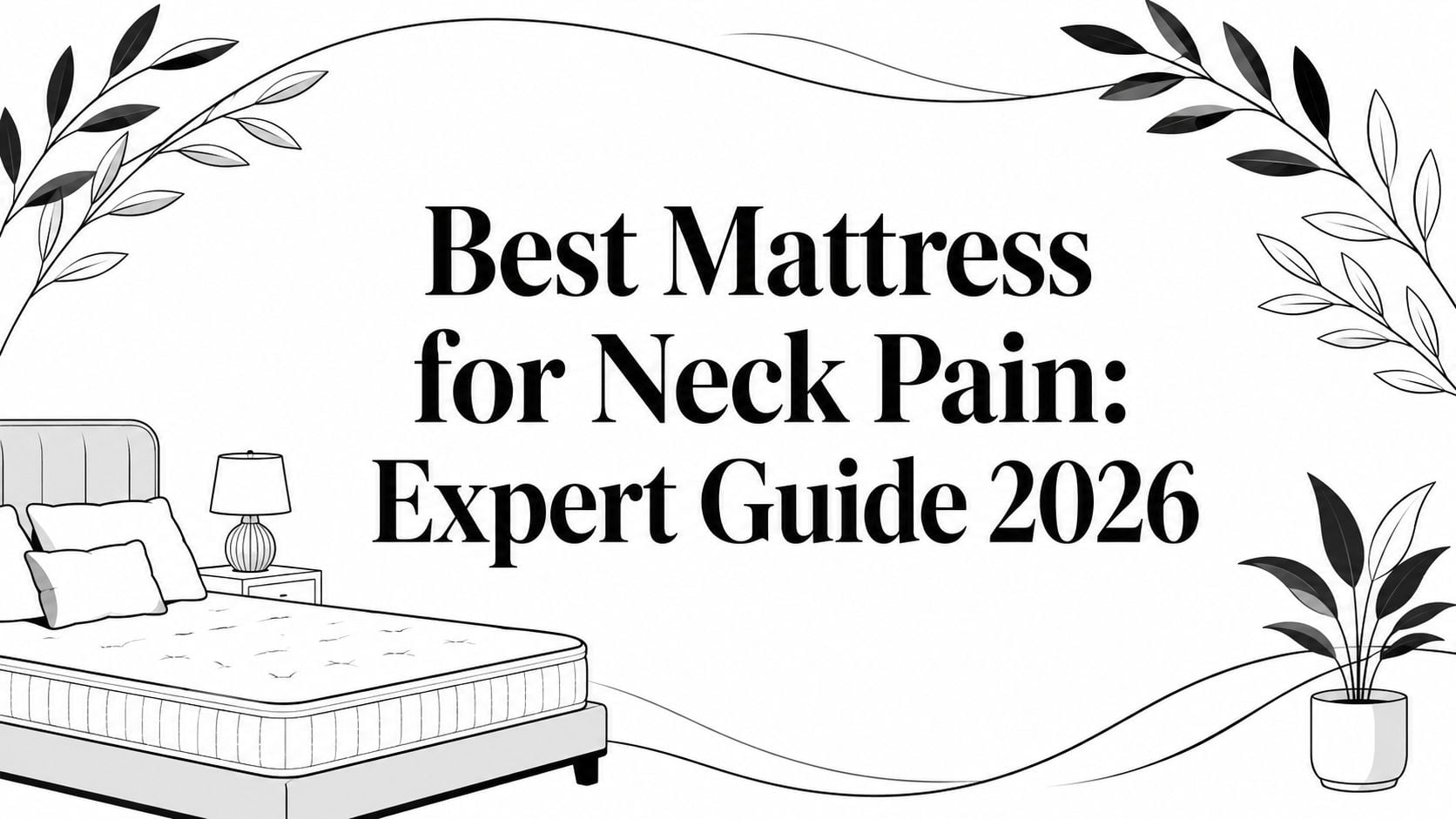 Best Mattress For Neck Pain Bedroom Graphic
