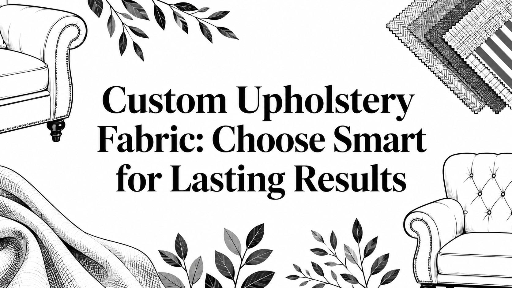 Custom Upholstery Fabric Furniture Design
