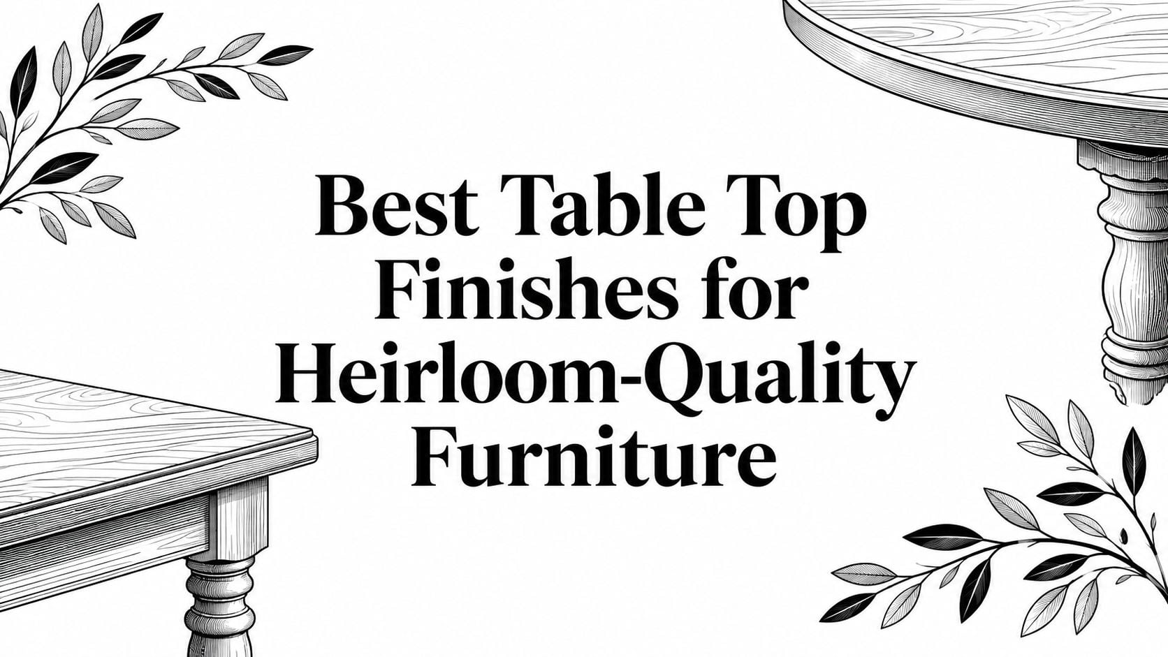 Table Top Finishes Furniture Design