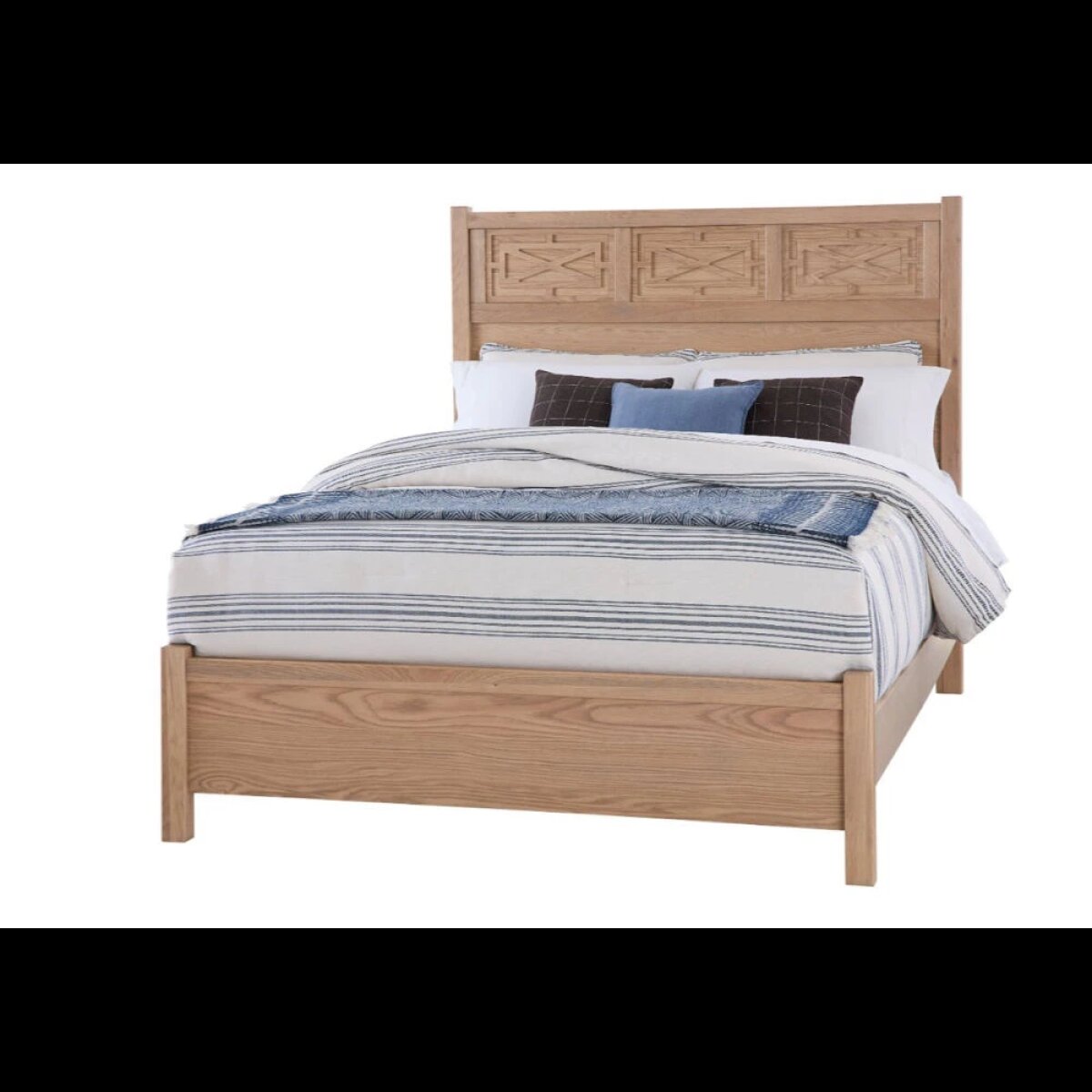 0ef30735ee0aaf076f2ad7c236ecdc3e Tide & Timber King Fretwork Bed - 830-667-766-922-MS1 - Image 1
