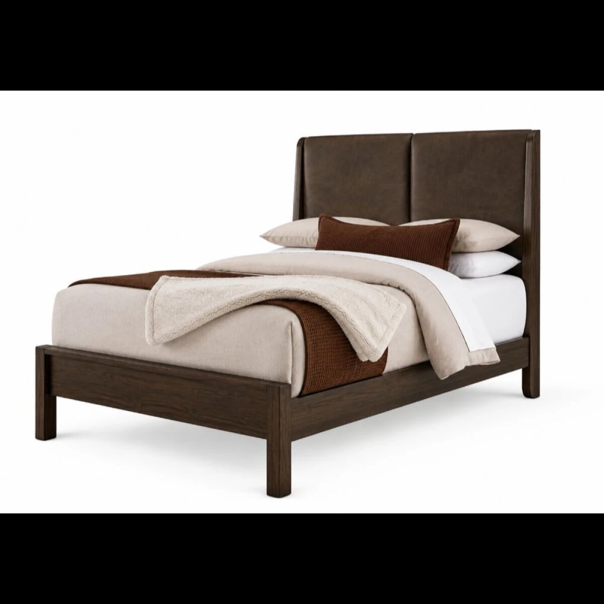 19be1dcc27d3147eb9eb2937fc1f9628 Mercer Street Shelter Upholstered Bed-sedona Brown - 860-553-355-056-722 - Image 1