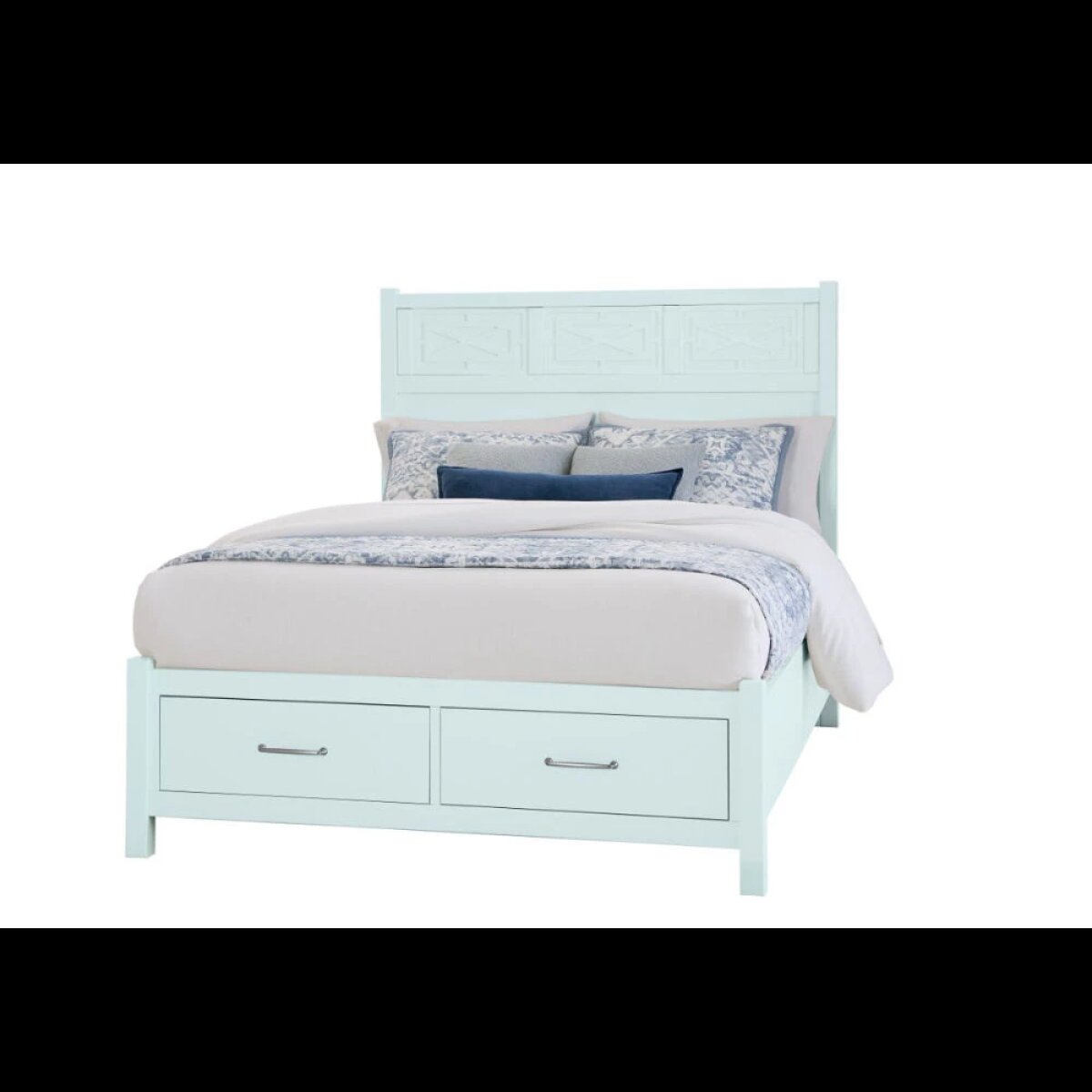 259e31e1acb9dcb6cc46df11c8c26f63 Tide & Timber King Fretwork Bed With Storage Footboard - 835-667-066B-502-666T - Image 1