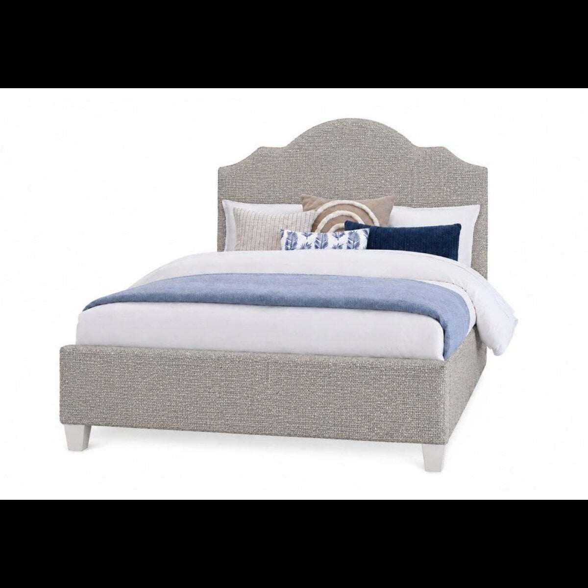 29f466ee3e8f5a393ef87cf792355454 Tide & Timber Queen Ash Grey Upholstered Bed - 830/831/834/835-551A - Image 1