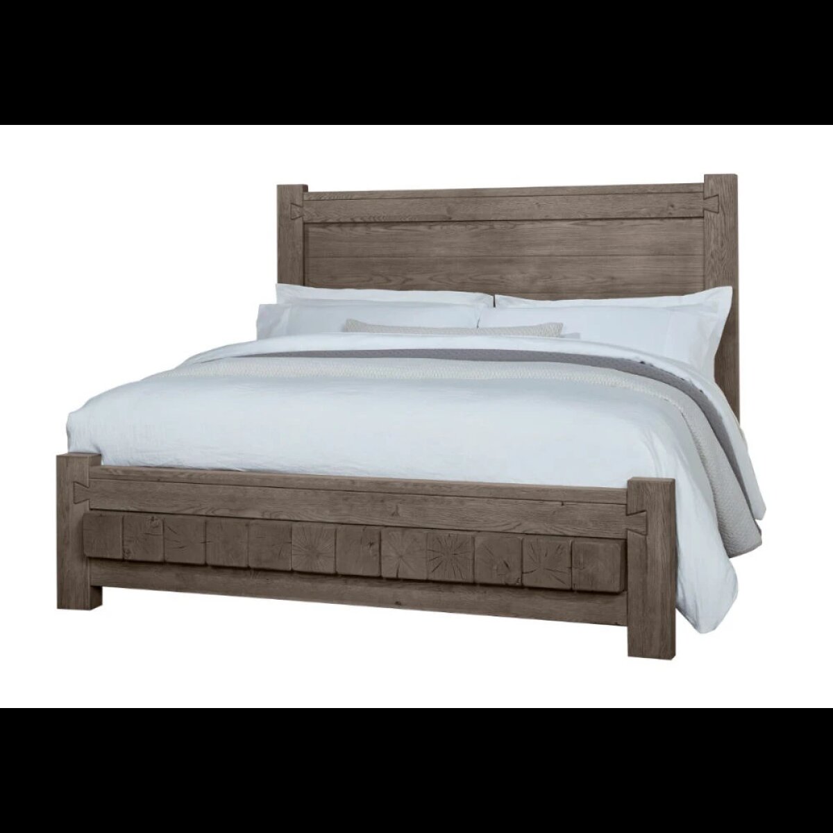2e5d200557e9153ee74e66efe184ff5a Dovetail Bedroom California King Poster Bed With 6x6 Fb - 751-668-166-944-MS2 - Image 1