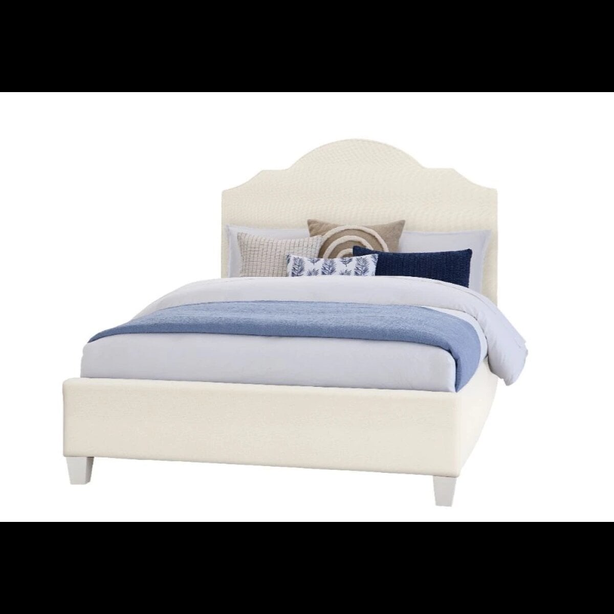 4799ea0f6d22a39a30de1198fd67cd5a Tide & Timber Queen Linen Uph Upholstered Bed - 830/831/834/835-551L - Image 1
