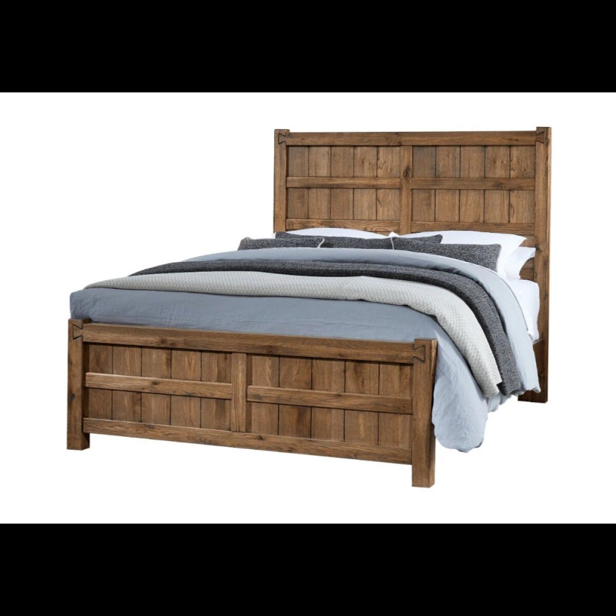 63ca59e85822b6eba33ad3376f5d0453 Dovetail Bedroom King Board & Batten Bed - 752-669-966-922-MS2 - Image 1
