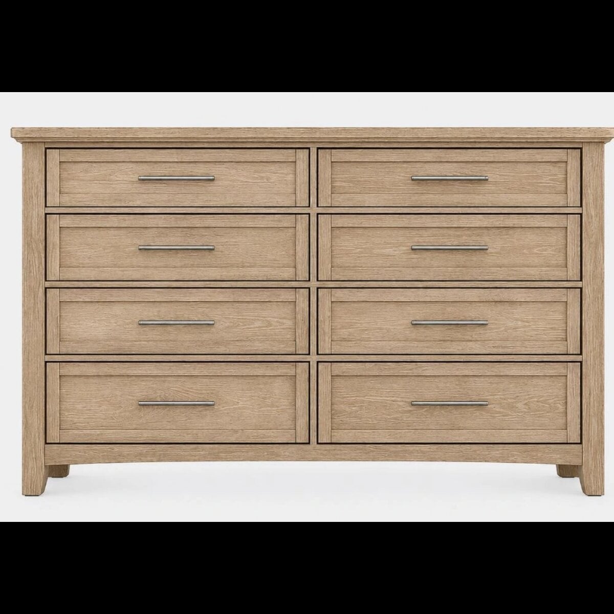 6c5238a95d47d2790eb96a421ce148f9 Jamestown Oak Triple Dresser - 8 Drwr - BB31-002 - Image 1
