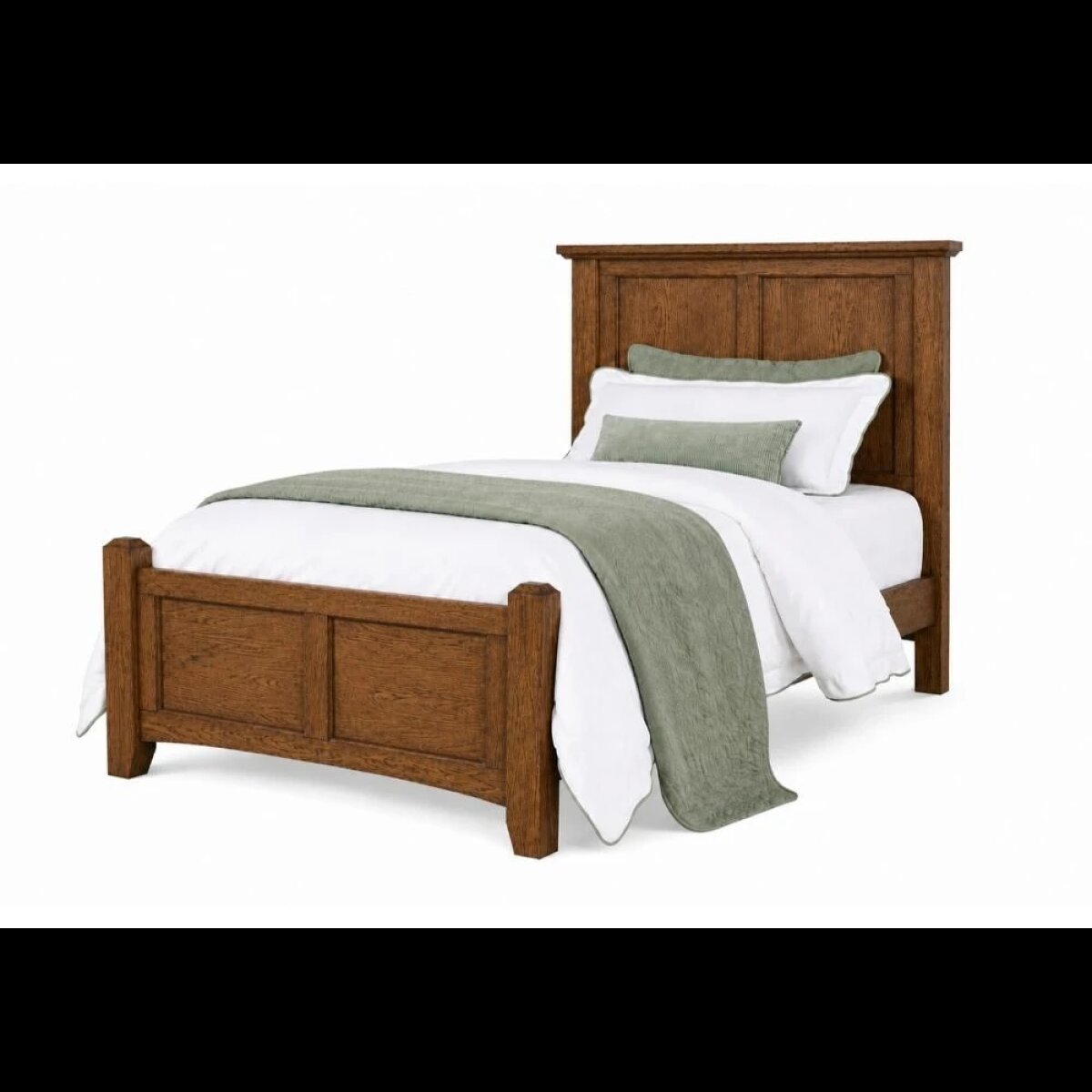 a03343bd81a30b3ad6f0c4d82ac9014d Jamestown Oak Twin Mansion Bed - BB30-338-833-900 - Image 1