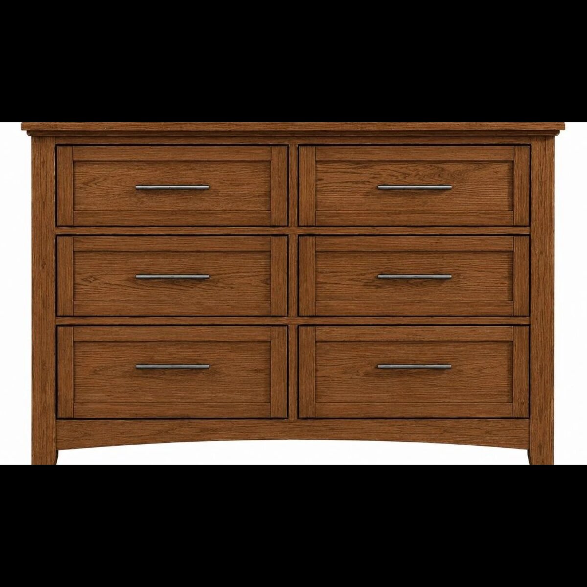 a1a132bfbdaaf22bfdac8934c26506ce Jamestown Oak Double Dresser - 6 Drwr - BB30-001 - Image 1