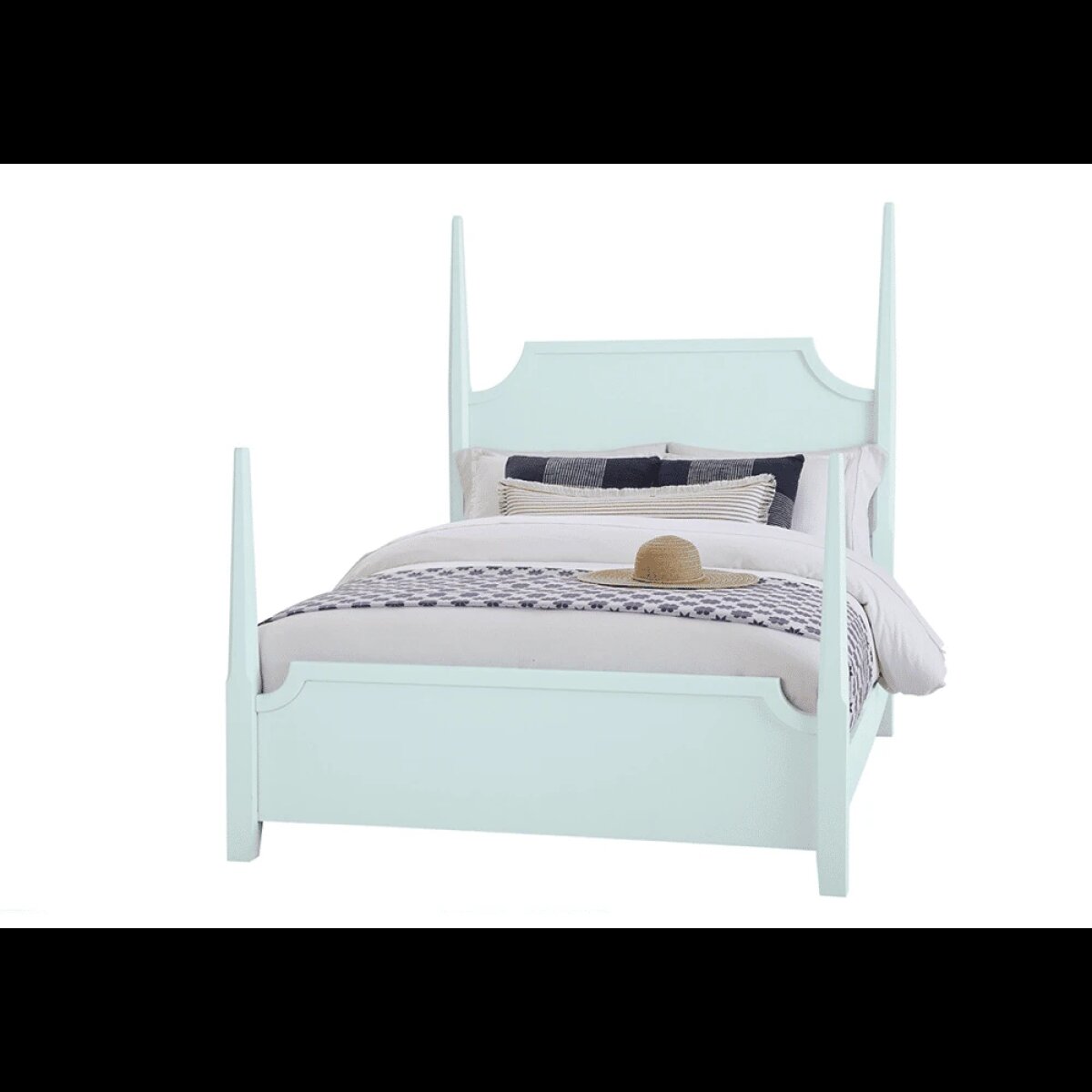 bd94bc22705cb6fa778347a2c386f41f Tide & Timber Queen Pencil Poster Bed - 835-558-855-922 - Image 1