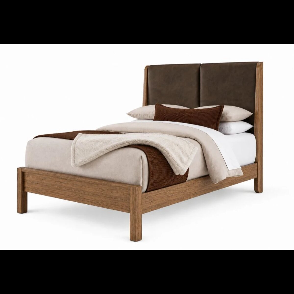 da4241b8cb3affa1b0f2df7cfb23d305 Mercer Street Shelter Upholstered Bed-sedona Brown - 862-553-355-056-722 - Image 1
