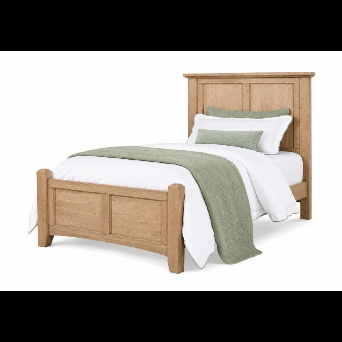 f76f0d57f47db92f538658ef34458742 Jamestown Oak Twin Mansion Bed - BB31-338-833-900 - Image 1